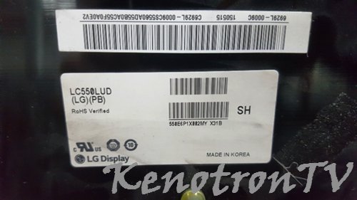 LG 55EC930V ZA EAX65612205 LC550LUD LG P2 LG KenotronTV