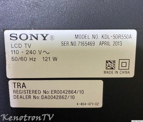 Подробнее о "Sony KDL-50R550A"