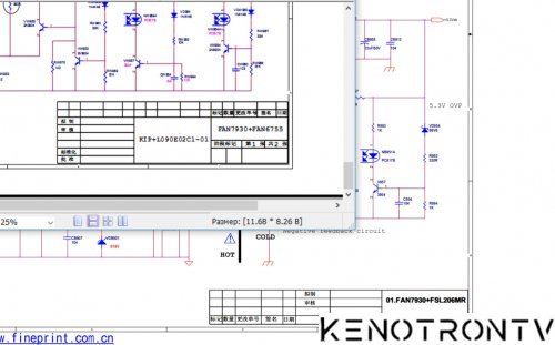 More information about "Schematic diagram power Supply KIP+L090E02C1-01"