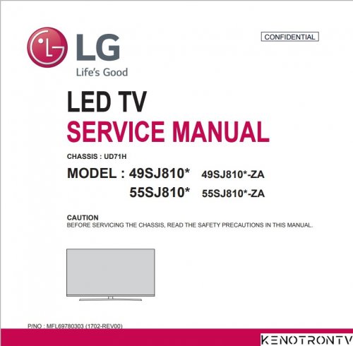 More information about "SUHD LG 49SJ810* , 55SJ810* Service Manual"
