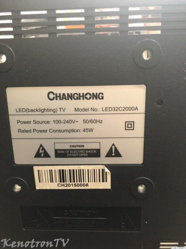Подробнее о "Changhong LED32C2000A, JUC7.820.00117550, SPI Flash 25x64"