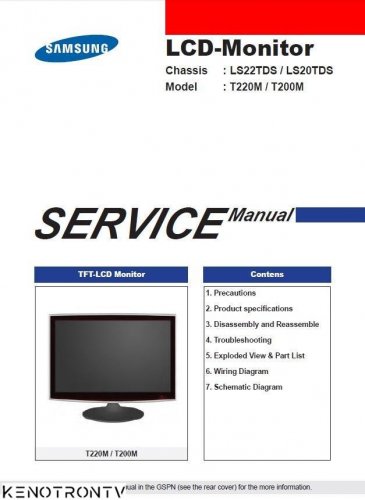 More information about "SAMSUNG T220M / T200M Chassis : LS22TDS."