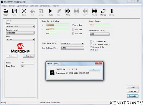 Подробнее о "SkyPRO  1.2.0.9 USB programmer"
