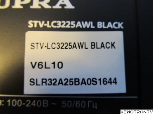 More information about "Supra STV-LC3225AWL (V6L10) TP.MS18VG.P83C, 25Q32"