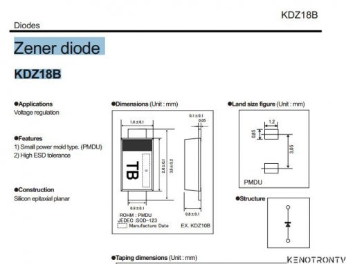 Подробнее о "Zener diode KDZ18B"