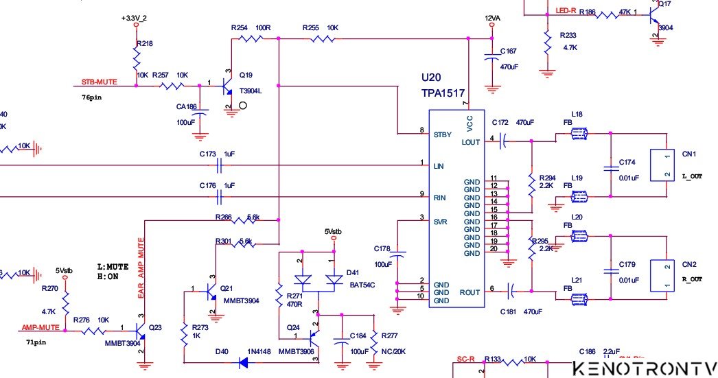 Tda1517 схема включения