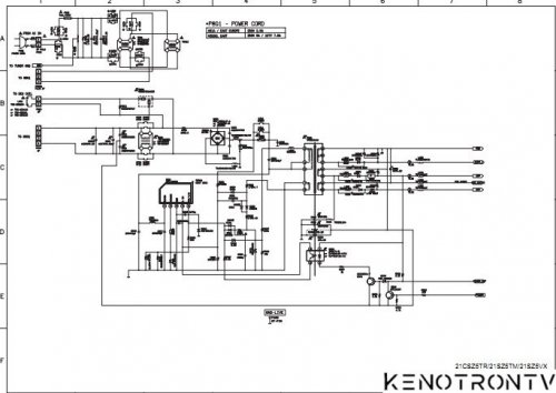 Toshiba 21cjz2rx схема