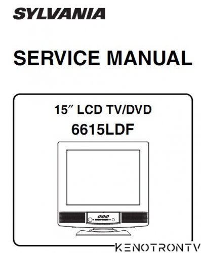More information about "Silvania LCD TV/DVD 6615LDF SERVICE Manual"
