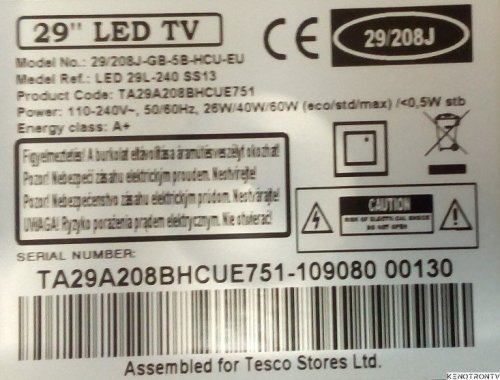 Подробнее о "29" LED TV 29/208J-GB-5B-HCU-EU, TP.MSD309.BP75"