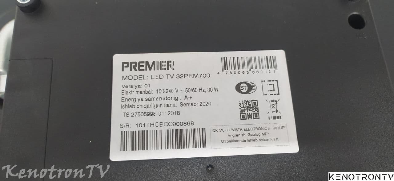 Premier 32prm700 Juc7 820 00213875 Flash Eeprom Tft Lcd Tv Kenotrontv