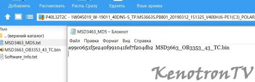 Подробнее о "POLAR P40L32T2C TP.MS3663S.PB801, V400HJ6-PE1(C3) - ПО USB"