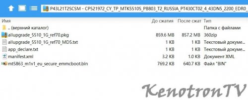 Подробнее о "Polar P43L21T2SCSM, MTK5510S.PB803, PT430CT02-4 - USB ПО"