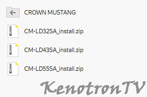 Подробнее о "CROWN MUSTANG TV LED SMART, CM-LD32SA,  CM-LD43SA, CM-LD55SA, Firmware Software USB"