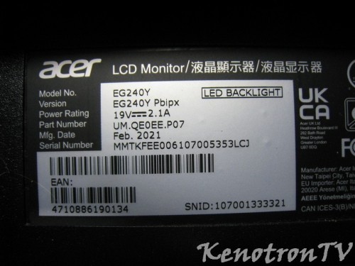 Подробнее о "Acer EG240Y Pbipx"