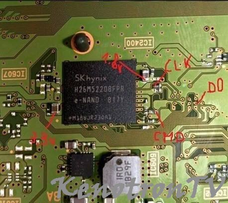 Подробнее о "SONY KD-55ZF9, 1-983-356-11, eMMC H26M52208FPR"