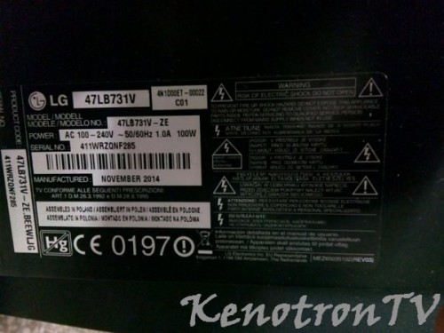 Подробнее о "LG 47LB731V, LD42B - eMMC, EEPROM"