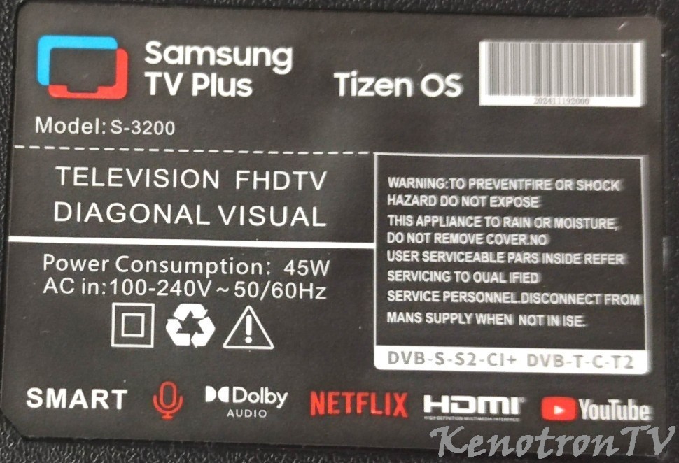 Samsung TV Plus S-3200  TPD.SK332.PB801(T) полный комплект дампов